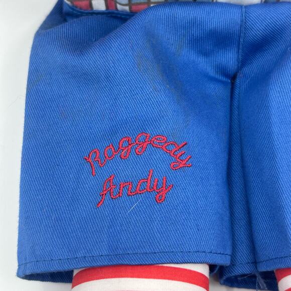 Raggedy Andy Doll 12 Inch by Russ 90th Anniversary Soft Toy w/Red Hair Vintage - Picture 3 of 5